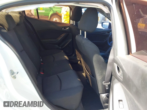 2015 Mazda 3 i SV with VIN JM1BM1T71F1218642, listed as a IAAI auction lot 42142795 with 134,143 mi miles. Bid and sale history available at carsss.com. Image 8.