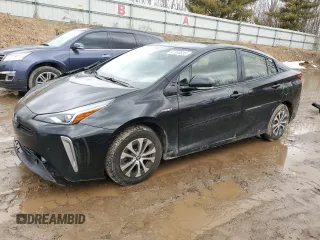 2020 Toyota Prius LE with VIN JTDL9RFU6L3020774, listed as a Copart auction lot 47818835 with 105,334 mi miles and Salvage Title. Bid and sale history available at DreamBid. Image 1.