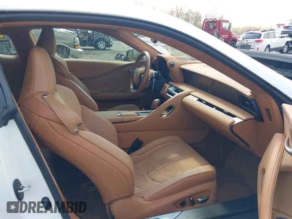2021 Lexus LC with VIN JTHBP5AY0MA008376, listed as a IAAI auction lot 42016674 with 37,760 mi miles. Bid and sale history available at carsss.com. Image 5.