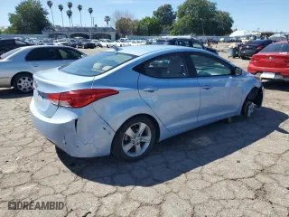 2013 Hyundai Elantra Limited with VIN KMHDH4AE1DU713916, listed as a Copart auction lot 49657565 with 155,970 mi miles and Salvage Title. Bid and sale history available at carsss.com. Image 3.