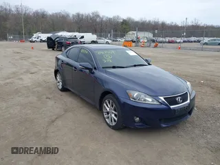 2012 Lexus IS 250 with VIN JTHCF5C25C2036019, listed as a IAAI auction lot 41917554 with 139,726 mi miles and . Bid and sale history available at DreamBid. Image 1.