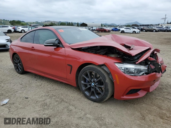 2016 BMW 4 Series 435i with VIN WBA3R1C54GK529351, listed as a Copart auction lot 53842235 with 94,757 mi miles and Salvage title. Bid and sale history available at DreamBid. Image 4.
