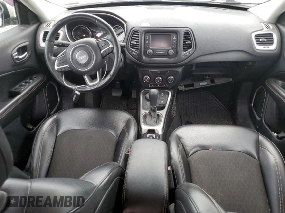 2018 Jeep Compass Altitude with VIN 3C4NJDBBXJT315899, listed as a Copart auction lot 61472665 with Not provided miles and Salvage title. Bid and sale history available at DreamBid. Image 8.