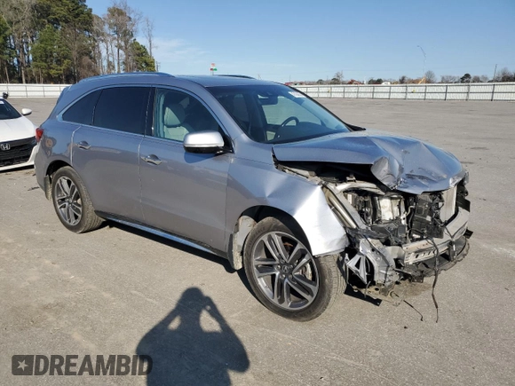 2017 Acura MDX w/Advance Pkg with VIN 5FRYD4H85HB034875, listed as a Copart auction lot 47434035 with 173,792 mi miles and Salvage Title. Bid and sale history available at carsss.com. Image 4.