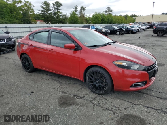 2014 Dodge Dart GT with VIN 1C3CDFEB0ED918902, listed as a Copart auction lot 58052415 with 62,167 mi miles and Salvage title. Bid and sale history available at DreamBid. Image 4.