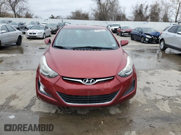 2016 Hyundai Elantra SE with VIN 5NPDH4AE6GH665252, listed as a Copart auction lot 47751005 with 164,901 mi miles and Salvage Title. Bid and sale history available at carsss.com. Image 5.