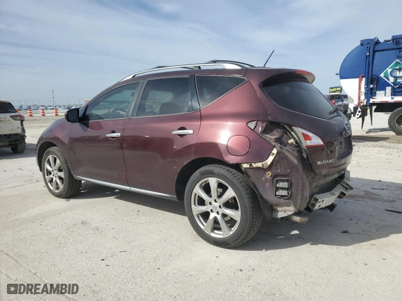 2014 Nissan Murano SL with VIN JN8AZ1MW2EW516044, listed as a Copart auction lot 49553005 with 188,216 mi miles and Salvage Title. Bid and sale history available at carsss.com. Image 2.