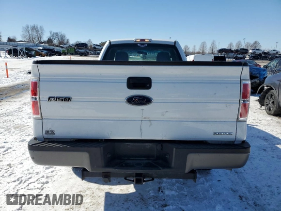 2013 Ford F-150 XL with VIN 1FTMF1CM2DKG48843, listed as a Copart auction lot 45864325 with 154,763 mi miles and Salvage Title. Bid and sale history available at carsss.com. Image 6.