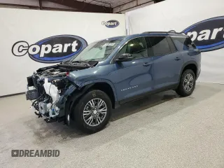 2025 Chevrolet Traverse FWD LT with VIN 1GNERGRS7SJ124005, listed as a Copart auction lot 62019025 with 5,499 mi miles and Clean title. Bid and sale history available at DreamBid. Image 1.