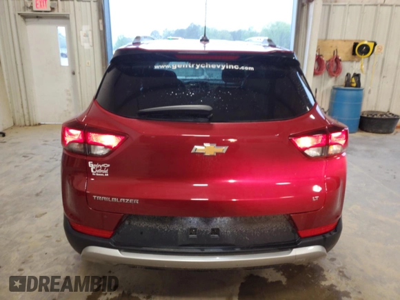 2021 Chevrolet TrailBlazer LT with VIN KL79MPS28MB118825, listed as a Copart auction lot 50821085 with 52,320 mi miles and Salvage Title. Bid and sale history available at DreamBid. Image 6.