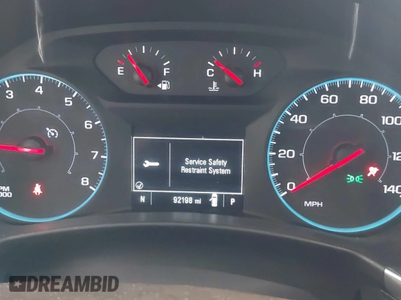 2019 Chevrolet Equinox LS with VIN 3GNAXHEV9KS666828, listed as a IAAI auction lot 41629860 with 92,198 mi miles and . Bid and sale history available at carsss.com. Image 7.
