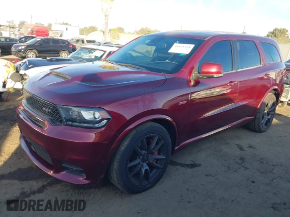2019 Dodge Durango SRT with VIN 1C4SDJGJXKC556870, listed as a IAAI auction lot 41125324 with 16,857 mi miles and . Bid and sale history available at DreamBid. Image 18.