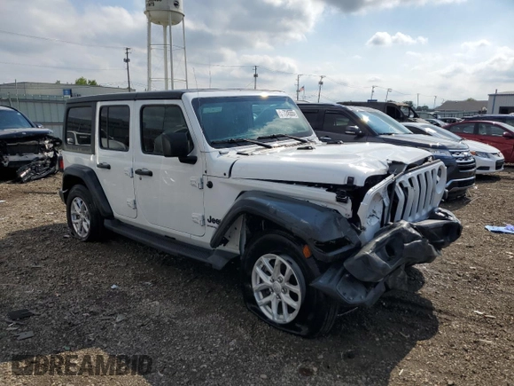 2023 Jeep Wrangler Sport S z VIN 1C4HJXDNXPW617637, wystawiony jako Copart lot #58724555 z przebiegiem 15 811 mil mil oraz Szkoda całkowita • Salvage title. Historia ofert i sprzedaży dostępna na DreamBid. Obrazek 4.
