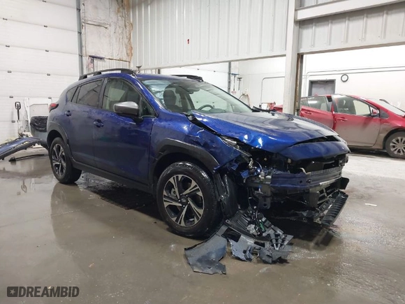 2024 Subaru Crosstrek Premium with VIN JF2GUADC7R8875525, listed as a IAAI auction lot 41783617 with 2,057 mi miles. Bid and sale history available at carsss.com. Image 1.