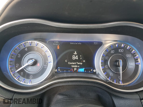 2016 Chrysler 300 with VIN 2C3CCAEG8GH212106, listed as a Copart auction lot 49510645 with 184,488 mi miles and Salvage Title. Bid and sale history available at carsss.com. Image 9.