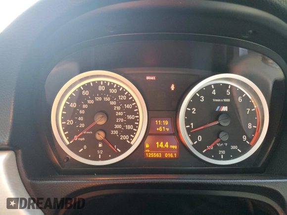 2008 BMW 3 Series M3 with VIN WBSWL93528PL89331, listed as a Copart auction lot 76747624 with 125,563 mi miles and Salvage Title. Bid and sale history available at carsss.com. Image 9.