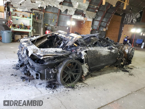 2015 Chevrolet Corvette Z06 1LZ with VIN 1G1YN2D60F5603548, listed as a Copart auction lot 76451274 with 0 mi miles and Salvage Title. Bid and sale history available at carsss.com. Image 3.
