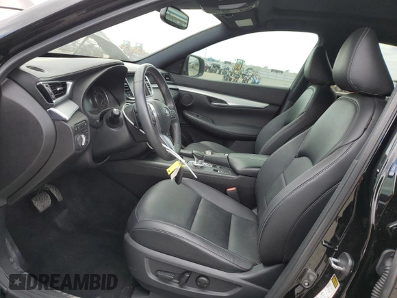 2020 Infiniti QX50 Luxe with VIN 3PCAJ5M38LF120752, listed as a Copart auction lot 52937595 with 40,001 mi miles and Salvage title. Bid and sale history available at DreamBid. Image 7.