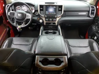 2020 Ram 1500 Laramie with VIN 1C6SRFDT1LN253803, listed as a Copart auction lot 72402214 with 62,351 mi miles and Salvage Title. Bid and sale history available at carsss.com. Image 8.