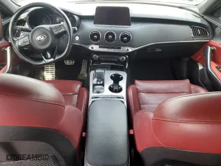 2020 Kia Stinger GT2 with VIN KNAE55LC4L6072117, listed as a Copart auction lot 49027215 with 64,397 mi miles and Salvage Title. Bid and sale history available at carsss.com. Image 8.