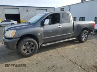 2004 Nissan Titan XE with VIN 1N6AA06A44N523707, listed as a Copart auction lot 42654275 with 233,303 mi miles and Salvage Title. Bid and sale history available at DreamBid. Image 1.