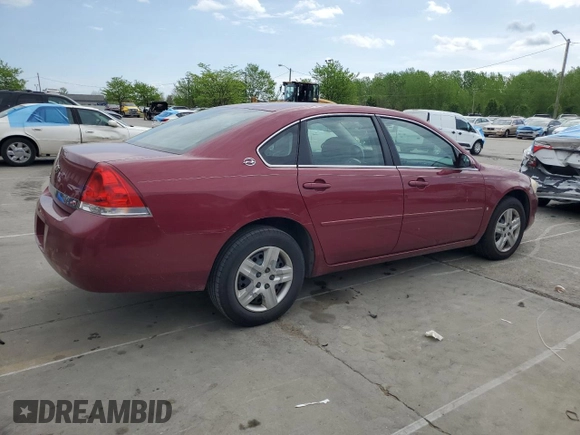 2006 Chevrolet Impala LS z VIN 2G1WB55K069277721, wystawiony jako Copart lot #54432905 z przebiegiem 203 490 mil mil oraz Szkoda całkowita • Salvage title. Historia ofert i sprzedaży dostępna na DreamBid. Obrazek 3.