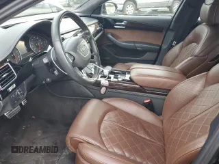2014 Audi A8 4.0T with VIN WAUR2AFD5EN007518, listed as a Copart auction lot 44523935 with 108,277 mi miles and Salvage title. Bid and sale history available at DreamBid. Image 7.
