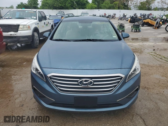 2016 Hyundai Sonata SE with VIN 5NPE24AF8GH407121, listed as a Copart auction lot 52639533 with 114,906 mi miles and Salvage Title. Bid and sale history available at carsss.com. Image 5.