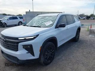 2024 Chevrolet Traverse FWD LS with VIN 1GNEREKSXRJ175524, listed as a IAAI auction lot 41273400 with 6,365 mi miles and . Bid and sale history available at DreamBid. Image 2.