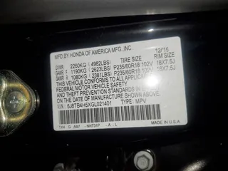 2016 Acura RDX Tech Pkg with VIN 5J8TB4H5XGL021401, listed as a Copart auction lot 81552974 with 79,327 mi miles and Salvage Title. Bid and sale history available at carsss.com. Image 13.