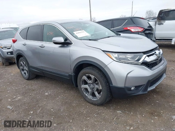 2017 Honda CR-V EX-L with VIN 2HKRW2H81HH609916, listed as a IAAI auction lot 41856345 with 125,167 mi miles. Bid and sale history available at carsss.com. Image 1.
