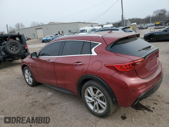 2017 Infiniti QX30 Sport with VIN SJKCH5CP7HA015657, listed as a Copart auction lot 88926715 with 999,999 mi miles and Salvage Title. Bid and sale history available at carsss.com. Image 2.