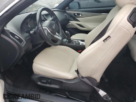 2018 Infiniti Q60 Luxe with VIN JN1CV7EK4JM200250, listed as a Copart auction lot 74010024 with 50,146 mi miles and Non Repairable. Bid and sale history available at carsss.com. Image 7.