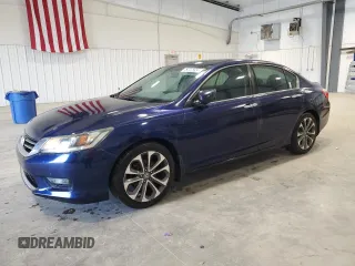 2014 Honda Accord Sport with VIN 1HGCR2F54EA100543, listed as a Copart auction lot 53095245 with 168,380 mi miles and Clean Title. Bid and sale history available at DreamBid. Image 1.