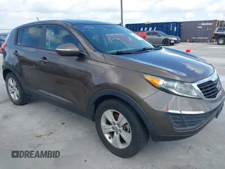 2013 Kia Sportage LX with VIN KNDPB3A28D7375304, listed as a IAAI auction lot 42566081 with 17,890 mi miles and . Bid and sale history available at DreamBid. Image 1.