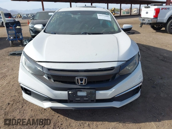 2019 Honda Civic Sedan LX with VIN 2HGFC2F62KH573149, listed as a IAAI auction lot 41575660 with 104,139 mi miles. Bid and sale history available at carsss.com. Image 12.