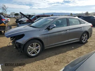 2019 Hyundai Sonata SEL with VIN 5NPE34AFXKH787519, listed as a Copart auction lot 46860055 with 43,511 mi miles and Salvage Title. Bid and sale history available at DreamBid. Image 1.