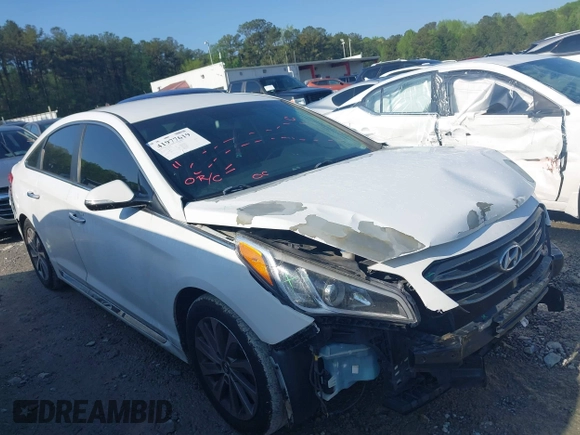 2015 Hyundai Sonata Limited with VIN 5NPE34AF2FH055617, listed as a IAAI auction lot 41977619 with 139,365 mi miles and . Bid and sale history available at carsss.com. Image 1.