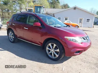 2012 Nissan Murano SV with VIN JN8AZ1MW5CW200604, listed as a IAAI auction lot 42121521 with 166,331 mi miles and . Bid and sale history available at carsss.com. Image 1.