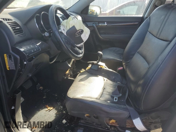 2013 Kia Sorento EX with VIN 5XYKU3A29DG327429, listed as a Copart auction lot 44034675 with Not Provided miles and Salvage Title. Bid and sale history available at carsss.com. Image 7.