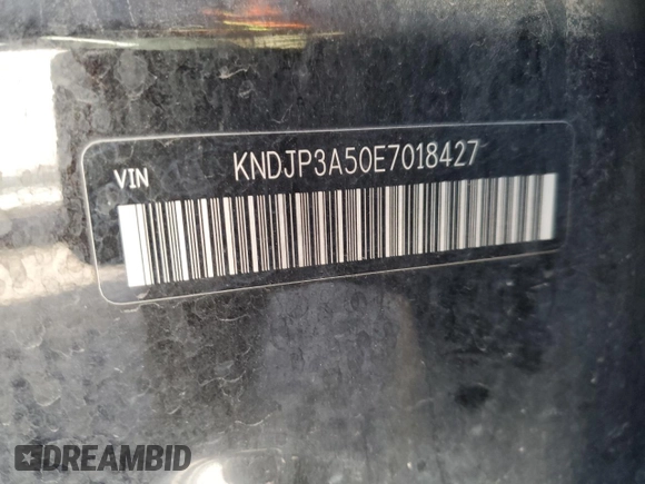2014 Kia Soul + with VIN KNDJP3A50E7018427, listed as a Copart auction lot 42261125 with 124,816 mi miles and Salvage Title. Bid and sale history available at carsss.com. Image 12.