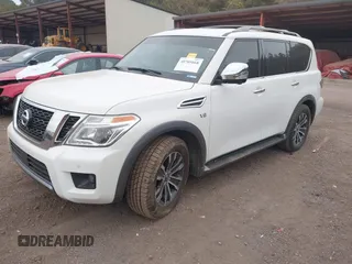2020 Nissan Armada SL with VIN JN8AY2ND8L9111534, listed as a IAAI auction lot 40705668 with 85,140 mi miles. Bid and sale history available at carsss.com. Image 2.
