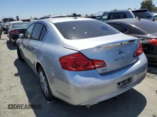 2015 Infiniti Q40 with VIN JN1CV6AR2FM651178, listed as a Copart auction lot 64720004 with 0 mi miles and Salvage Title. Bid and sale history available at carsss.com. Image 2.