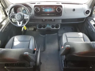 2021 Mercedes-Benz Sprinter Cargo with VIN W1W4ECHY2MT057677, listed as a Copart auction lot 70552843 with 52,530 mi miles and . Bid and sale history available at carsss.com. Image 8.