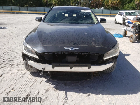 2018 Genesis G80 3.8L with VIN KMHGN4JE3JU238836, listed as a Copart auction lot 61875284 with 118,009 mi miles and Non Repairable. Bid and sale history available at carsss.com. Image 5.