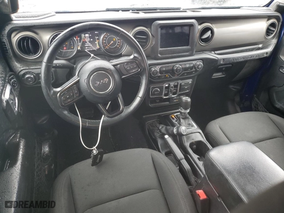 2019 Jeep Wrangler Unlimited Sport S with VIN 1C4HJXDG7KW539215, listed as a Copart auction lot 47729965 with 121,617 mi miles and Non Repairable. Bid and sale history available at carsss.com. Image 8.