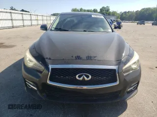 2015 Infiniti Q50 Sport with VIN JN1BV7AP5FM342451, listed as a Copart auction lot 54985825 with 149,516 mi miles and Salvage title. Bid and sale history available at DreamBid. Image 5.