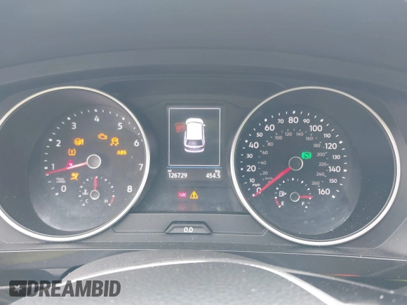 2019 Volkswagen Tiguan S with VIN 3VV0B7AX0KM046024, listed as a IAAI auction lot 41924867 with 126,729 mi miles and . Bid and sale history available at DreamBid. Image 7.