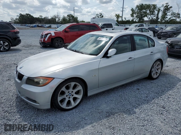 2006 BMW 3 Series 330i z VIN WBAVB33516PS19636, wystawiony jako Copart lot #58775395 z przebiegiem 176 357 mil mil oraz Czysty tytuł • Clean title. Historia ofert i sprzedaży dostępna na DreamBid. Obrazek 1.
