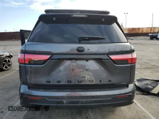 2025 Toyota Sequoia SR5 with VIN 7SVAAABA5SX053838, listed as a Copart auction lot 43636405 with 1,553 mi miles and Salvage Title. Bid and sale history available at carsss.com. Image 6.
